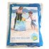 Mesh Beach Tote Bag Extra Large Foldable Storage Bag Lightweight Quick Dry Beach Toys Organizer Handbag blue net green belt small