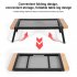 Mesh Camping Table With Folding Legs Outdoor Camping Portable Iron Dining Tables Lightweight For Outside Picnic black