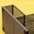 Mesh Desk Organizer Desktop Pen Holder 4 Compartments Metal Stationary Organizer Desk Caddy For Office Home blue