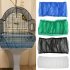 Mesh Dust Cover Cage Cover Stretchy Seed Catcher for Thrush Myna black M