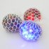 Mesh  Relieve  Stress  Ball Colored Beads Led Luminous Grape Funny Squeeze Ball Toy 6 0cm
