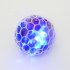 Mesh  Relieve  Stress  Ball Colored Beads Led Luminous Grape Funny Squeeze Ball Toy 6 0cm