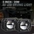 Metal 3 Inch Car Led  Work  Lights Shockproof High Brightness Energy Saving Good Heat Dissipation Suv Off road Spotlight Fog Light black