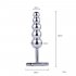 Metal Anal Hook Butt Plug with Balls Anal Dildo Prostate Plug Stainless Steel Anal Sex Toys  Iron tree with crystal