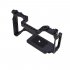 Metal Camera Video Shooting Rig Cage with 1 4   Screw Holes 3 8   Screw Holes for Canon 5D Mark II III IV 5Ds black