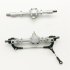 Metal DIY Accessories for RC WPL JJRC B14 B24 C14 B36 Q60 Q61 Car 4X4 silver front and rear axle