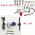 Metal DIY Accessories for RC WPL JJRC B14 B24 C14 B36 Q60 Q61 Car Chassis metal parts  4X4 silver front and rear axle assembly   silver gear box  1 pair drive s