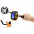 Metal Detector  Treasure Hunter  has an 8 2 Inch Water Resistant Coil hat can detects all metals  it has an adjustable stem and LCD display