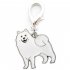 Metal Dog Key Chain Lovely Puppy Pendant Keyring Keychain Woman Bag Charm Gift Shiba Inu 2 5cm