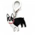 Metal Dog Key Chain Lovely Puppy Pendant Keyring Keychain Woman Bag Charm Gift Husky 2 5cm