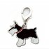 Metal Dog Key Chain Lovely Puppy Pendant Keyring Keychain Woman Bag Charm Gift Samoyed 2 5cm