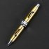 Metal Fidget Hand Spinning Pen Ballpoint Pen Gift for Business Adults Kids Gold Bullet type 1 0