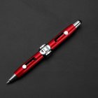 Metal Fidget Hand Spinning Pen Ballpoint Pen Gift for Business Adults Kids red Bullet type 1 0
