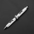 Metal Fidget Hand Spinning Pen Ballpoint Pen Gift for Business Adults Kids Silver Bullet type 1 0