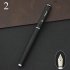 Metal Fountain Pen Classic Smooth Writing Writing Tool Stationery Gift Matte Black 0 5mm