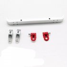 Metal Front Bumper   Hooks for MN 90 MN 91 MN 99 MN 99S 1 12 2 4G 4WD RC Car Upgrade Spare Parts  black