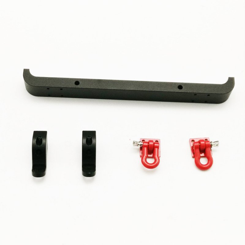Metal Front Bumper + Hooks for MN-90 MN-91 MN-99 MN-99S 1/12 2.4G 4WD RC Car Upgrade Spare Parts  Silver