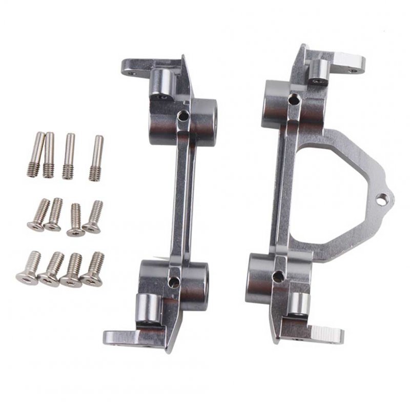 Metal Front & Rear Bumper Bracket for 1/10 Axial SCX10 D90 RC4WD RC Crawler Silver