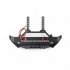 Metal Front Rear Bumper with LED Light for 1 10 Rock Crawler Axial Front bumper