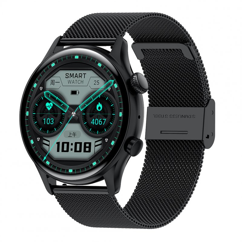 Metal Hk8pro Intelligent Watch Amoled Bright Screen Nfc Offline Payment Bluetooth-compatible Calling Voice Control Encoder black