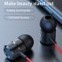 Metal In ear Headphones Nylon Braided Line Bass Music Earbuds With Microphone Wire controlled Game Headset black