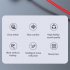 Metal In ear Headphones Nylon Braided Line Bass Music Earbuds With Microphone Wire controlled Game Headset silver