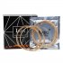 Metal Irin Acoustic Guitar Strings A650 Black Outer Box   Yellow Inner Packaging Black box