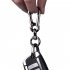 Metal Key Ring Holder Horseshoe Car Keychain Multi function Keyring Bright black