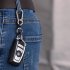 Metal Key Ring Holder Horseshoe Car Keychain Multi function Keyring Bright silver