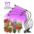 Metal Led Grow Light Usb Phyto Full Spectrum Lamp For Indoor Plants Seedlings Flower 18W  Double heads