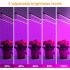 Metal Led Grow Light Usb Phyto Full Spectrum Lamp For Indoor Plants Seedlings Flower 27W  Three heads