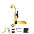 Metal Motorcycle Bicycle Phone Holder Aluminum Alloy Anti slip Bracket Gps Clip Universal Rotating Phone Stand For All Smartphones Red