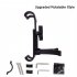 Metal Motorcycle Bicycle Phone Holder Aluminum Alloy Anti slip Bracket Gps Clip Universal Rotating Phone Stand For All Smartphones black