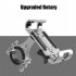 Metal Motorcycle Bicycle Phone Holder Aluminum Alloy Anti slip Bracket Gps Clip Universal Rotating Phone Stand For All Smartphones Red