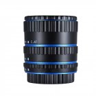 Metal Mount Lens Adapter Auto Focus AF Macro Extension Tube Ring for Canon EOS EF-S Lens 750D 80D 7D <span style='color:#F7840C'>T6s</span> 60D 7D 550D 5D Mark IV blue