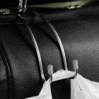 Metal Multi functional Car Seat Hook Auto Headrest Hanger Bag Holder Clips for Car Bag Purse