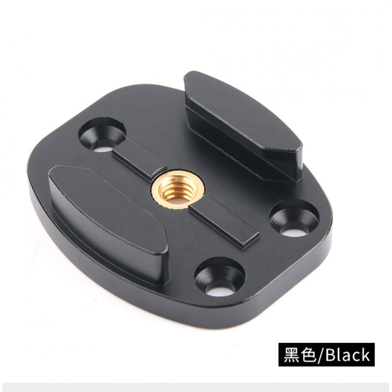 Metal Quick Release Mount for GoPro8/7/6 osmo action Tripod Plate Bracket Base black