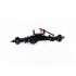 Metal RC Car Front Rear Axle 1 10 RC Rock Crawler for Axial Wraith 90018 90020 90045 RR10 90048 90053 RC Parts Sturdy Accessories Silver