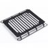 Metal Roof Luggage Rack with LED Searchlight for 1 10 TRAXXAS TRX6 G63 TRX4 G500 RC Crawler Car Accessories Luggage rack