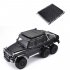 Metal Roof Luggage Rack with LED Searchlight for 1 10 TRAXXAS TRX6 G63 TRX4 G500 RC Crawler Car Accessories Luggage rack antiskid plate