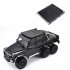 Metal Roof Luggage Rack with LED Searchlight for 1 10 TRAXXAS TRX6 G63 TRX4 G500 RC Crawler Car Accessories Luggage rack full set