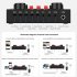 Metal Shell Bluetooth compatible Sound Card Set Professional Live Streaming Mobile Computer Recording Mixer black