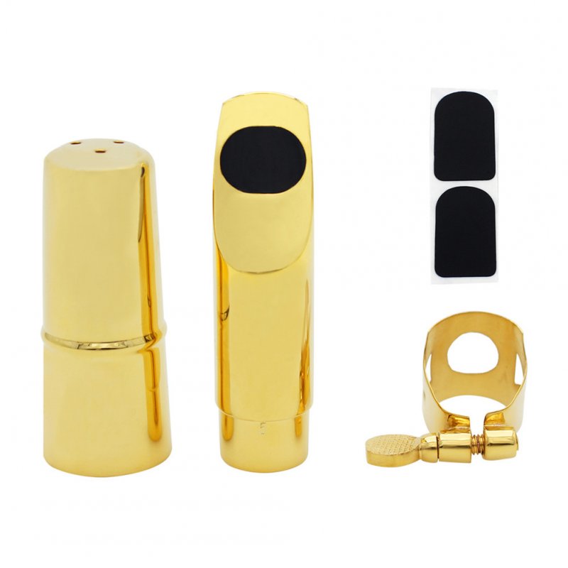 Metal Soprano Saxophone Mouthpiece Nozzle Musical Instruments Accessories(Carton) 5 mouth wind