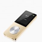 Metal Sports MP3 Insert Card MP4 HD Sound Quality Lossless Record with Screen MP3 Gold