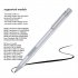 Metal Stylus With Portable Clip Electronic Pen 4096 Pressure Sensitive Stylus Compatible For Microsoft Surface Go Pro7 6 5 4 3 book Go silver