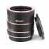 Metal TTL Auto Focus Macro Extension Tube Ring for Canon 600d 500d 80d EOS EF EF S 60D for Canon Camera Accessory black