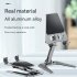 Metal Tablet Stand Mobile Phone Holder Folding Bracket Ergonomic Angles Adjustable Non slip Desk Stand Grey