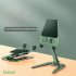 Metal Tablet Stand Mobile Phone Holder Folding Bracket Ergonomic Angles Adjustable Non slip Desk Stand Grey
