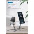 Metal Tablet Stand Mobile Phone Holder Folding Bracket Ergonomic Angles Adjustable Non slip Desk Stand Silver