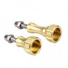 Metal Thumb Knob Stainless Bolt Nut Aluminum Alloy Screw Set For GoPro Osmo Hero Accessory  Gold